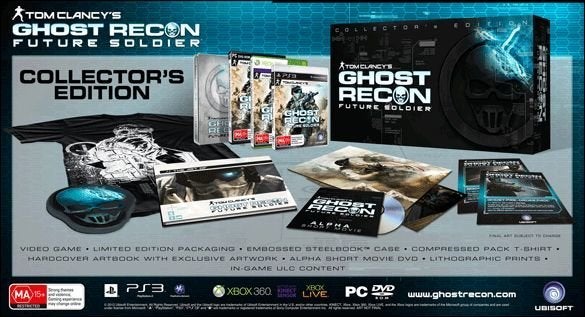 Ubisoft Tom Clancys Ghost Recon Future Soldier Collectors PS3 Game